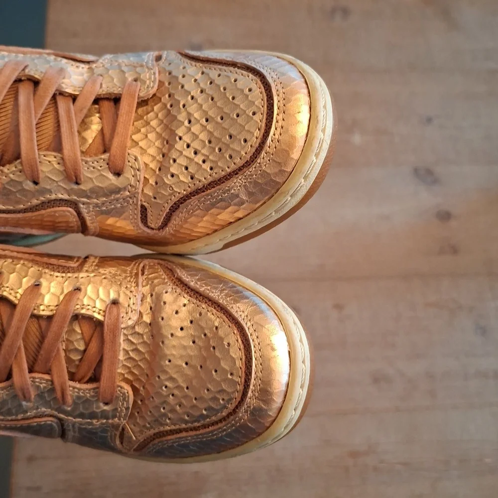 Nike Women's Premium Sky High/Wedge Dunks in Rose Gold Snakeskin (Size US 5.5) - Picture 10 of 11